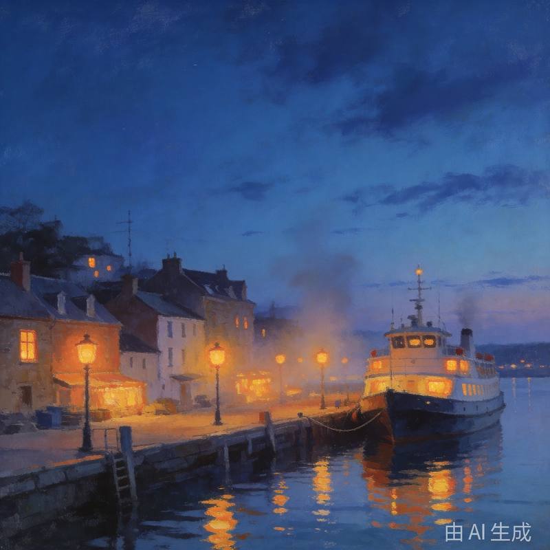Lanterns Over the Harbor